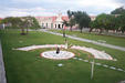 A sundial at the Fortaleza